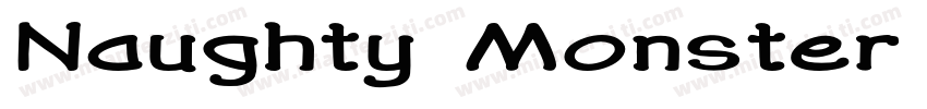 Naughty Monster Regu字体转换